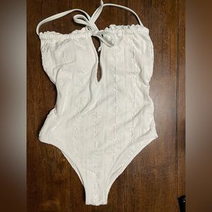 White One Piece Swimsuit